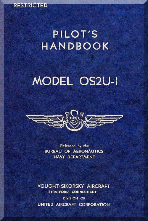 VOUGHT OS2U1  Aircraft Flight Manual - Pilot Handbook