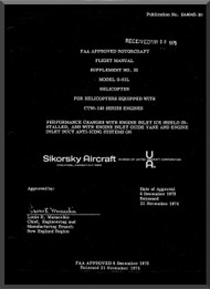 Sikorsky S-61 L  Helicopter Flight Manual Supplement , 197