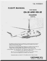 Sikorsky CH-3 C, E  Helicopter Flight Manual  , T.O. 1H-3(C)C-1 , 1967