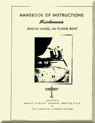 Boeing B-314 Aircraft Handbook Instructions  Maintenance  Manual -  PAN American Airways System