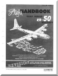 Boeing KB-50  Aircraft  Flight  Manual -  T.O. 1B-50(K)-1 ,   1956