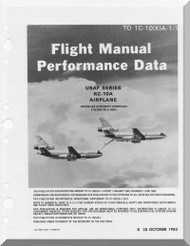Boeing KC-10A   Aircraft    Flight  Manua Perfomance  - T.O. 1C-10(K)A-1 -1982