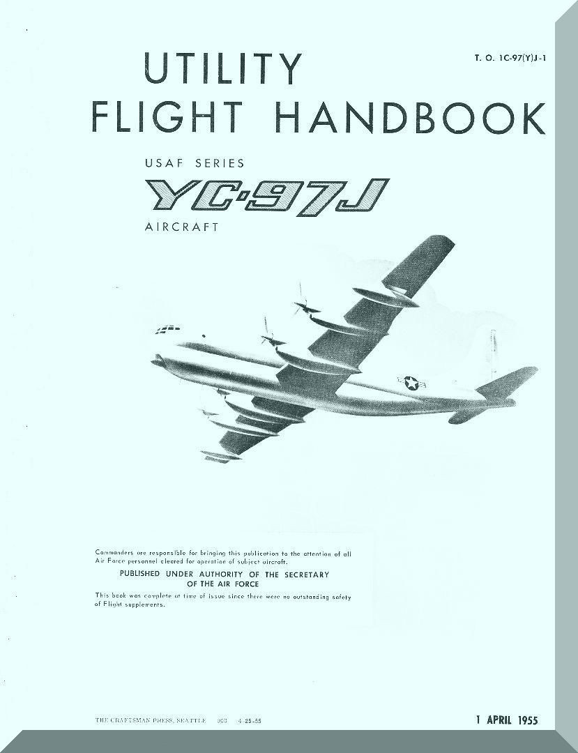 CD C-97A C-97C 1951 Flight Operating Instructions Aircraft Manual Flight Manual 
