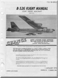 Boeing B-52 G Aircraft Flight  Manual -  T.O. 1B-52G-1 , 1975