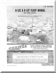 Boeing B-52 E, F Aircraft Flight  Manual -  T.O. 1B-52E-1 , 1962