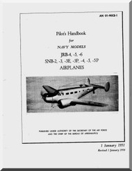 Beechcraft JRB-4,-5, -6 SNB-2, -3, -4, -5  Aircraft  Pilot's Handbook Operating Manual -  