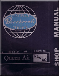 Beechcraft 65 80 Queen Air Aircraft Service  Manual  - 1963