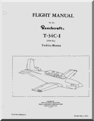 Beechcraft T-34 C-1  Aircraft  Flight  Manual  , 1977