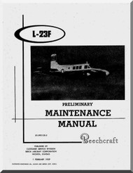 Beechcraft L-23 F  Aircraft  Preliminary Maintenance  Manual -