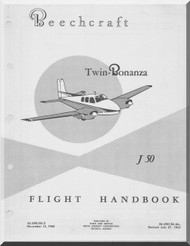 Beechcraft J 50 Aircraft Flight Manual Handbook
