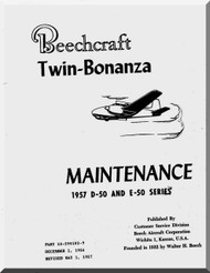 Beechcraft  D E 50  Aircraft  Maintenance  Manual -