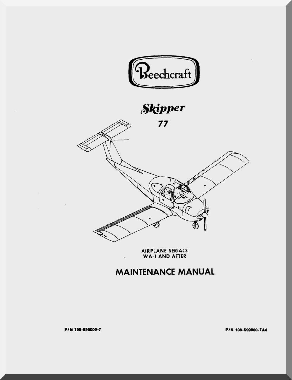 beech skipper operating manual