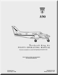 Beechcraft King Air A90 Aircraft Pilot Operating Manual 1966