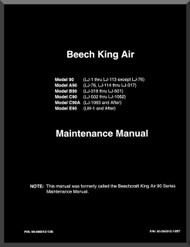 Beechcraft King Air 90 Aircraft Maintenance  Manual 