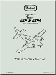 Beechcraft Baron  58 P PA TC TCA  Aircraft Wiring  Manual  