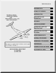 Beechcraft C-12 A C D  Aircraft Operator's  Manual  TM 1-1510-218-10