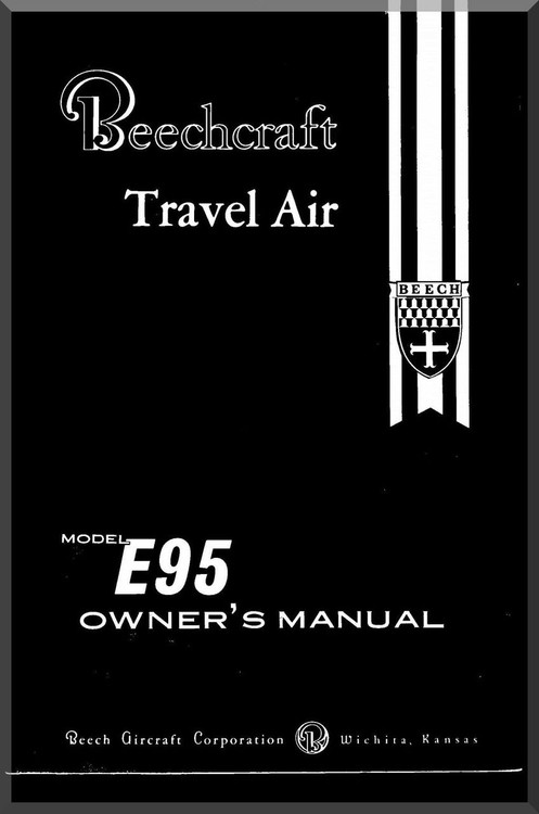 Beechcraft  B-95  Travel Air Aircraft  Owner's Manual -