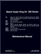 Beechcraft Model Super King Air 200, 200C, 200T, 200CT, B200C, B200T, B200CT Aircraft Maintenance Manual -  (English Language) ,