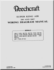 Beechcraft Super King Air   200  T C CT Aircraft Wiring Manual
