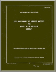 Piasecki  H-21 A B Helicopter Field Maintenance Manual - 1H-21-18