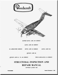 Beechcraft  Twins  Aircraft   Structural Inspection and Repair Manual - 1982