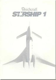 Beech Beechcraft 2000 Starship 1  Technical Brochure Manual -1985