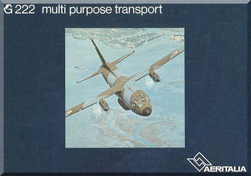Aeritalia / FIAT Aircraft G.222 Technical Brochure  Manual   - 1978