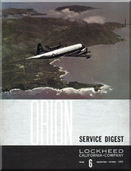 Lockheed Orion  Aircraft Service Digest  - 6 -  September October -  1963