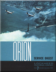 Lockheed Orion  Aircraft Service Digest  - 7 -  November December - 1963