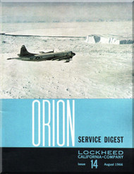 Lockheed Orion  Aircraft Service Digest  - 14 -  August -  1966