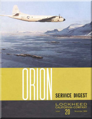 Lockheed Orion  Aircraft Service Digest  - 20 -  November  -  1968