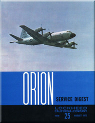 Lockheed Orion  Aircraft Service Digest  - 25 -  August  -  1972