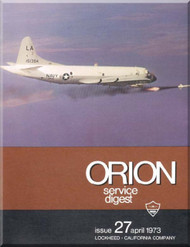 Lockheed Orion  Aircraft Service Digest  - 27 -  April -  1973