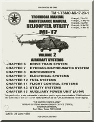 Mil Mi-17 Helicopter Maintenance Manual TM 1-TSMO-Mi-17-23-1 V.2 ( English Language )
