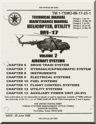 Mil Mi-17 Helicopter Maintenance Manual TM 1-TSMO-Mi-17-23-1 Vol