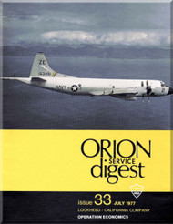 Lockheed Orion  Aircraft Service Digest  - 33 -  July  -  1977