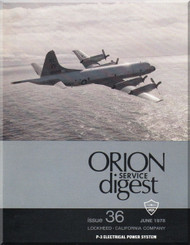 Lockheed Orion  Aircraft Service Digest  - 36 -  June -  1978