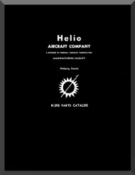 Helio H-295 Aircraft Illustrated Parts Catalog Manual 