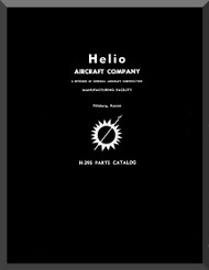 Helio H-295 Aircraft Illustrated Parts Catalog Manual