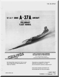 Cessna  A-37 A Aircraft Flight Manual TO 1A-37A-1 , 1968