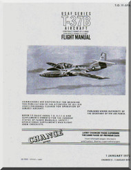 Cessna T-37 B Aircraft Flight  Manual - - TO 1T-37B-1 , 1973