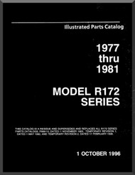 Cessna  R172  Series Aircraft Parts Catalog Manual 1977 thru 1981