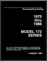 Cessna  172  Series Aircraft Parts Catalog Manual 1975 thru 1986