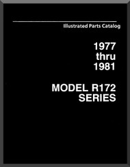 Cessna  R 172  Series Aircraft Parts Catalog  Manual 1977 Thru 1981