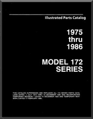 Cessna 172  Series Aircraft Illustrated Parts Catalog  Manual 1975 Thru 1986