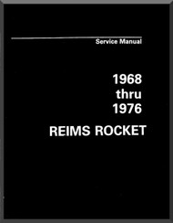 Cessna 172  Reims Rocket Series Aircraft Service   Manual 1968 Thru 1976