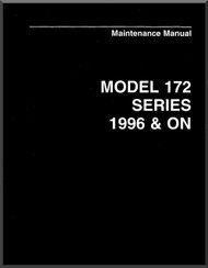 Cessna 172  Series  Aircraft Service   Manual 1996 and on 