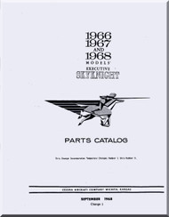 Cessna Skynight Aircraft Illustrated  Parts Catalog Manual  , 1966 thru 1968