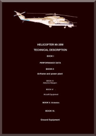 Mil Mi-35 M Helicopter Technical Description  Manual   , ( English Language )