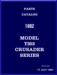 Cessna T 303 Aircraft Illustrated  Parts Catalog Manual  , 1982